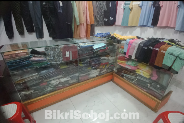 কাপড়ের দোকানের সম্পূর্ণ মালামাল বিক্রয় করা হবে